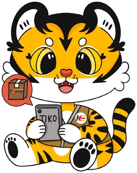 Tiko using the KEnvia app