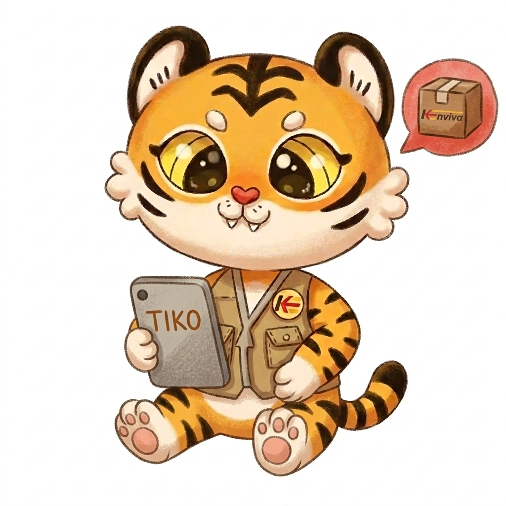 Tiko using the KEnvia app