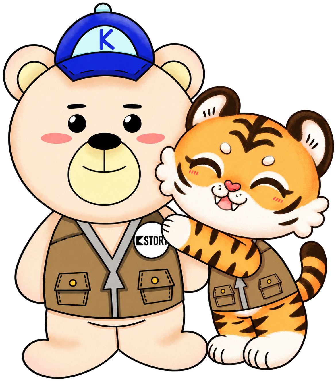 The KSTORY bear with KEnvia's Tiko